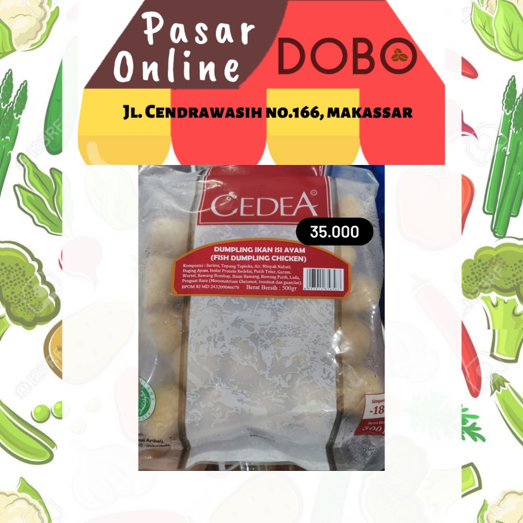 

Cedea Dumpling Ikan Isi Ayam