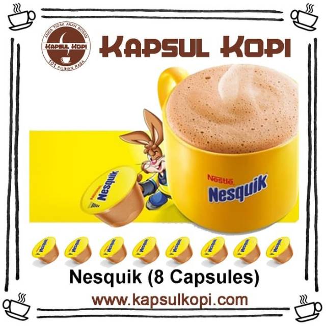 

Pengganti Milo Nesquik Kapsul Kopi Nescafe Dolce Gusto Import Isi 8 kapsul