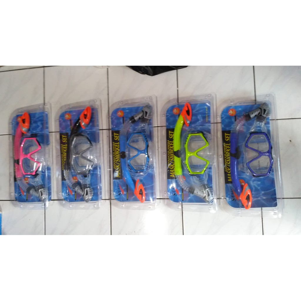 SNORKEL - SNORKELING - DRY - SILICONE - MERK SEAL - ORIGINAL - GROSIR