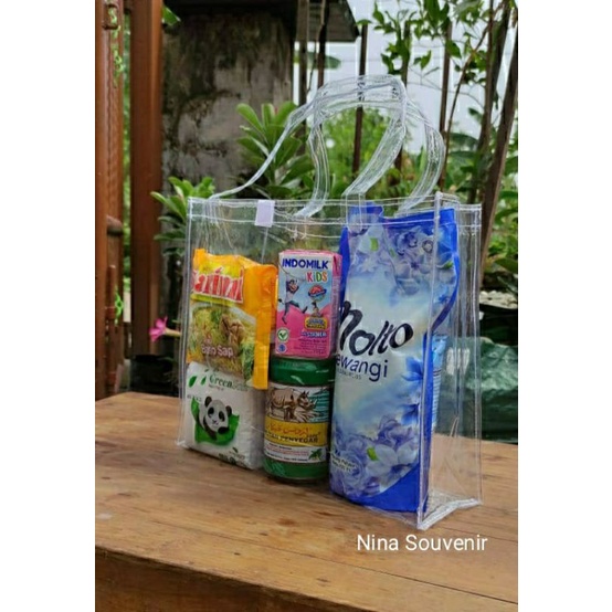 

Goodye Bag Full Mika Transparan Termurah (Ready Stok) 30*10*25 M Jumbo