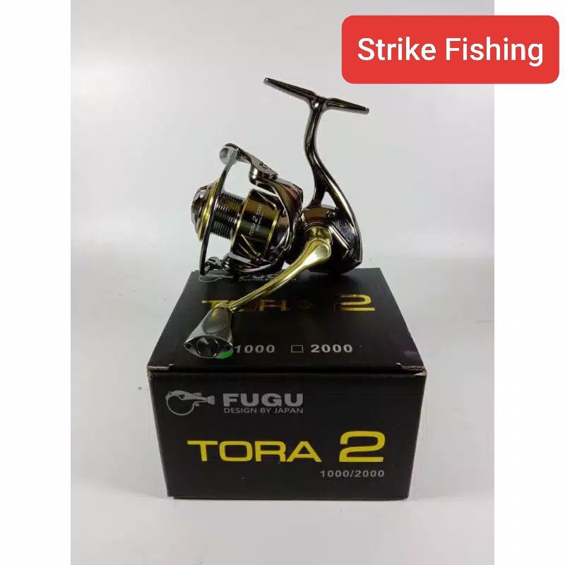 Reel Spinning Fugu Tora 2 ukuran 1000,2000 dan 3000
