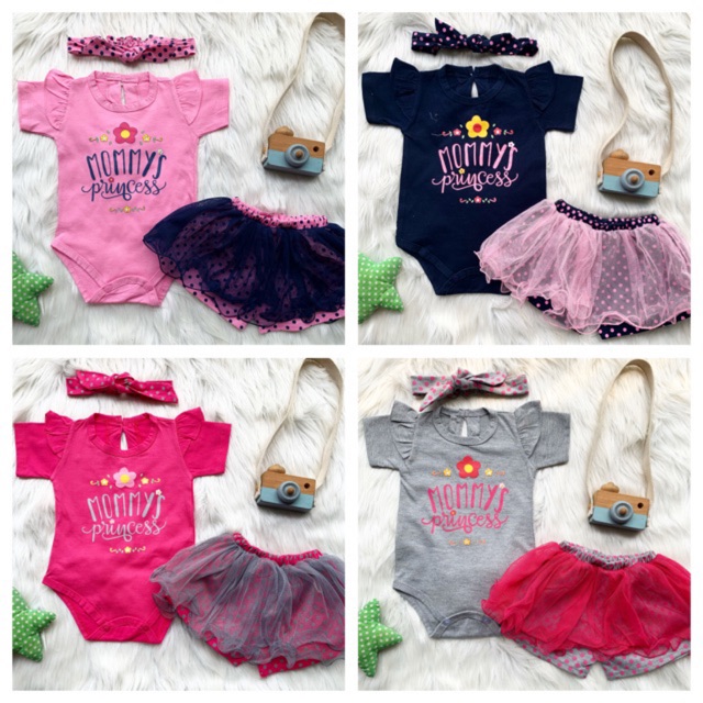 jumper baby fashion lucu cewek perempuan bayi clio polkadot baby set 6-12 bulan