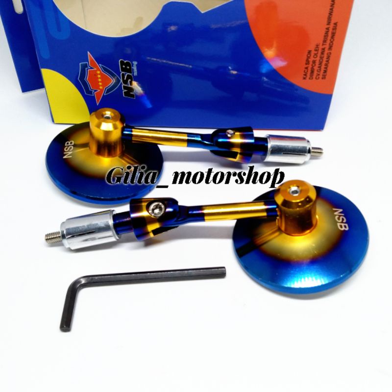 SPION JALU BULAT BAR END TWO TONE NMAX AEROX XMAX VARIO PCX VESPA