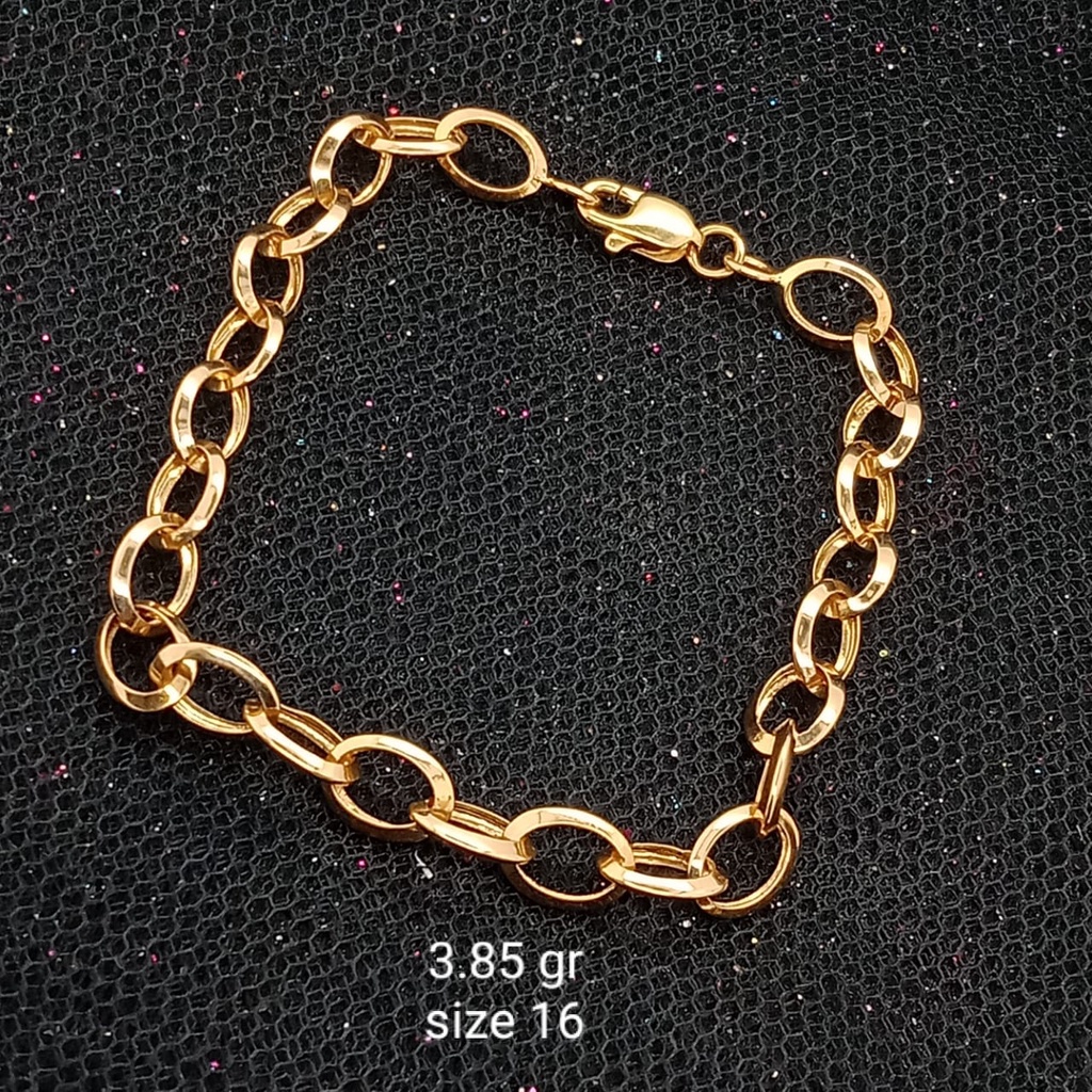 Gelang Emas 17K - 3.85 gr Kadar 750 - 415