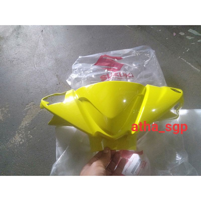 batok kepala depan kuning suzuki nex karbu, nex injeksi pertama ori sgp