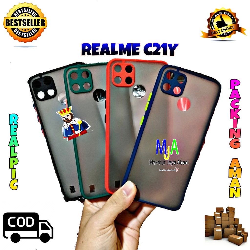 SOFTCASE REALME C21Y - CASE MATTE FULL COLOUR MY CHOICE BUMPER CASE PELINDUNG KAMERA