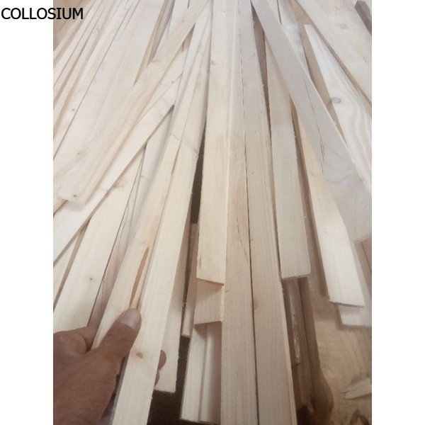 Reng Kayu List 100x3x1 Isi 10pcs Kayu Jati Belanda Reng Kayu Pinus Bisa Custom Ukuran Sesuai Kebutuh