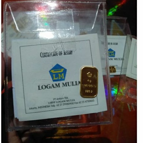 LOGAM MULIA ANTAM 4 GRAM LM ANTAM 4GR BUKAN LM UBS