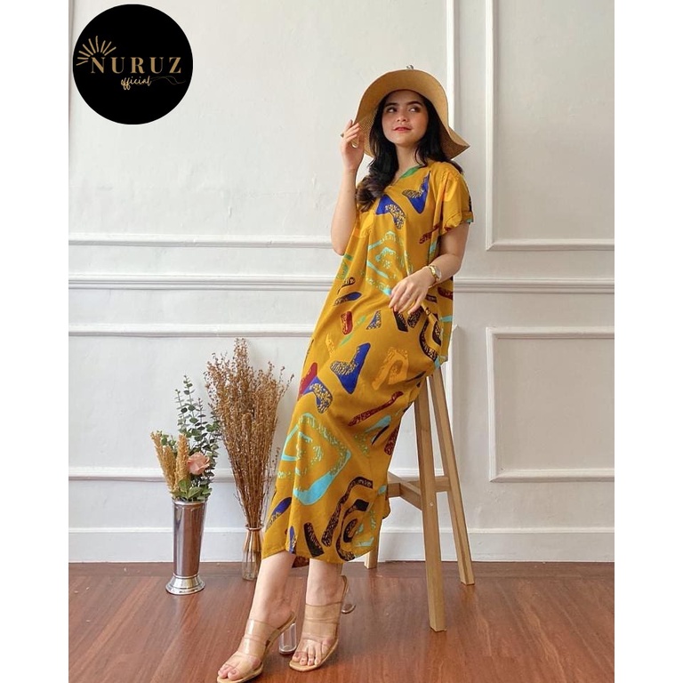 PAKEAN WANITA TERBARU 2021 / DASTER JUMBO / DASTER HITS / DASTER UNIQLO VISCOS / DASTER BUSUI MOTIF 