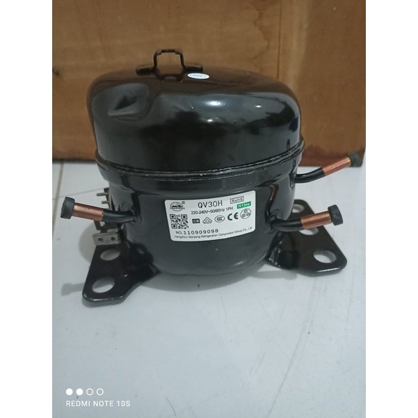 mesin kompresor kulkas 1 pintu jumbo 1/8pk tipe qv30l produk qd bisa untuk semua merek kulkas sharp 