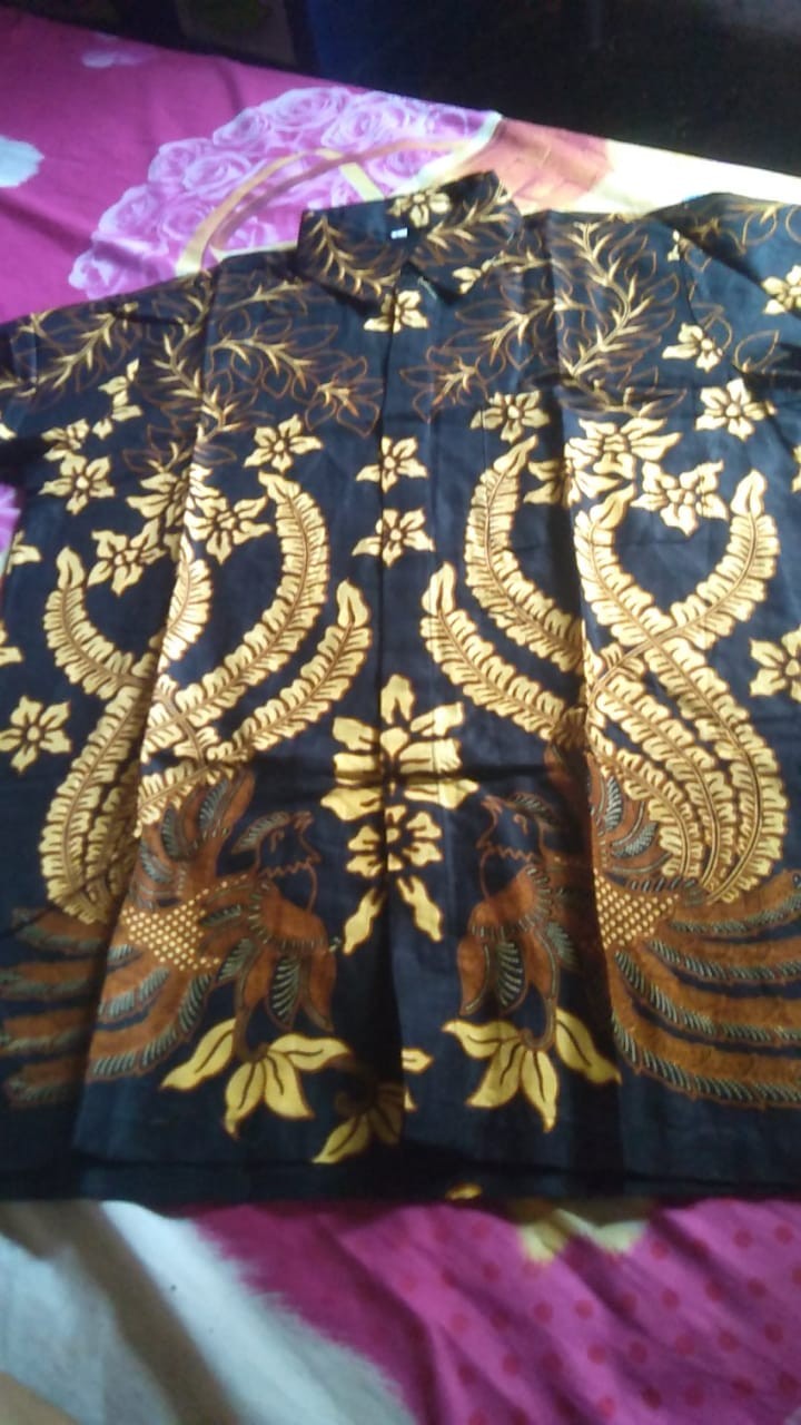 Size M L Xl Dan Xxl Bswart Batik Hrb026 Kenongo Padi Pekalongan Batik