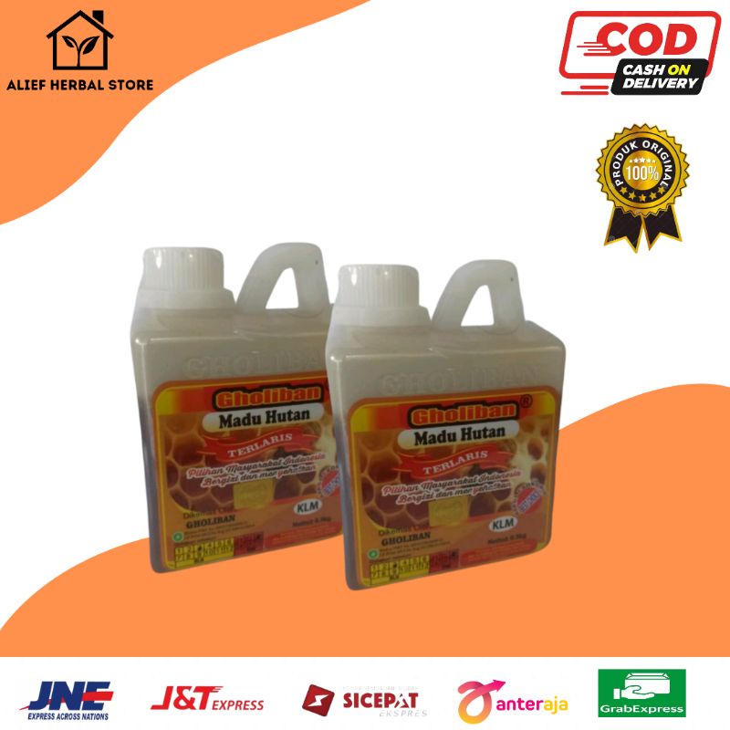 

Madu Gholiban Madu Hutan 500gr | Madu Hutan Kalimantan Gholiban 500gr | Madu Gholiban