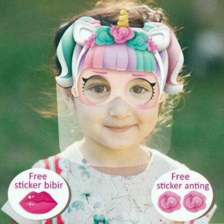 Face Shield Karakter Anak / Pelindung Wajah Anak