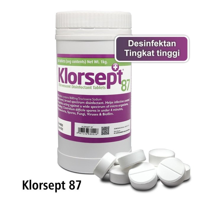 Klorsept 87 Botol Isi 60 Tablet OJ2