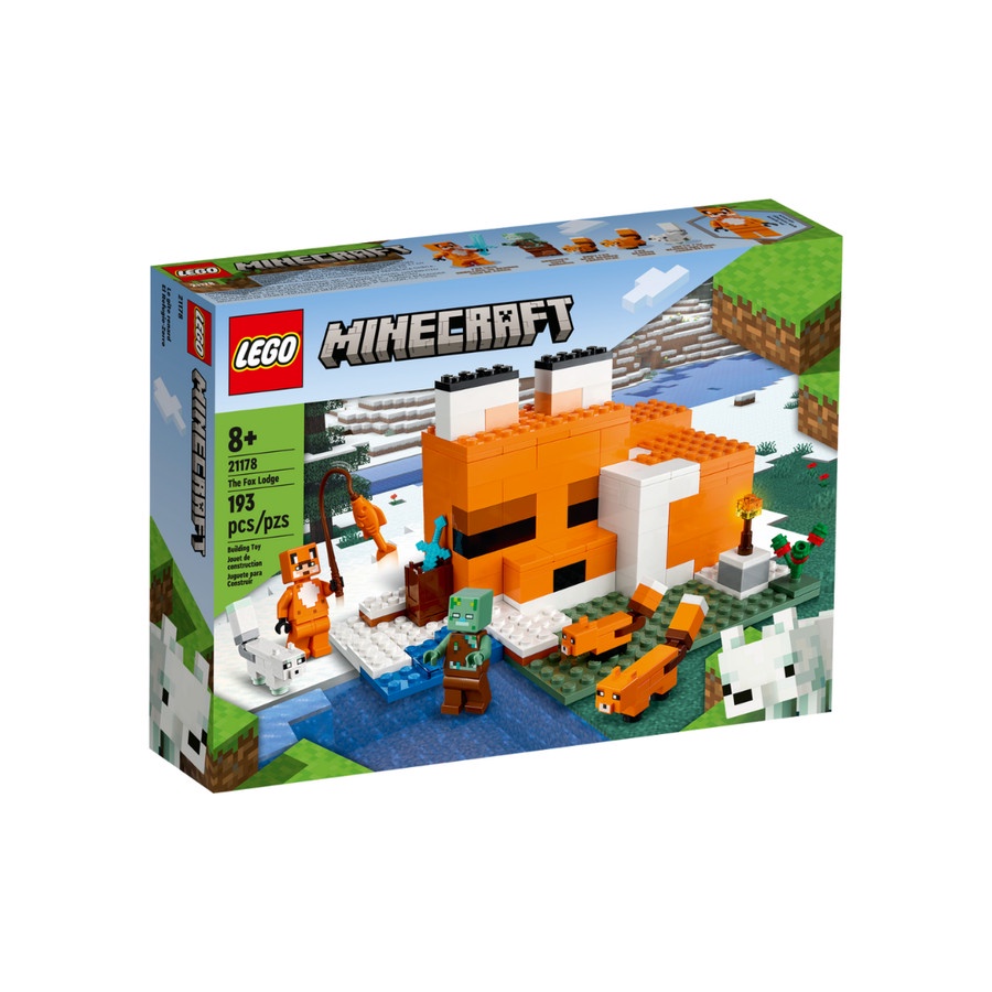 Lego Minecraft Pondok Rubah Fox House