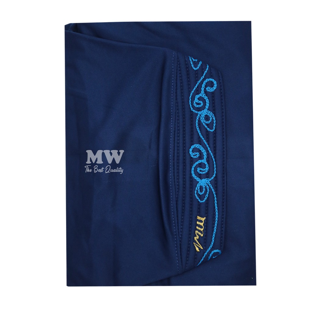 Bergo Maryam Jumbo Instan Jersey Jumbo ena  /Jilbab Bergo Corneli Instan Tali Belakang(bergo corneli)-NAVY