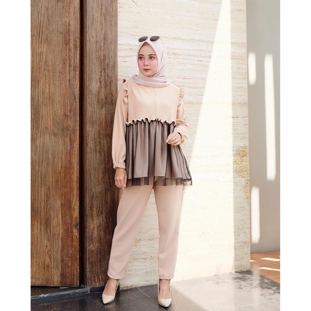 Radeta set / SET KEKINIAN / SET CANTIK - SET wanita muslimah