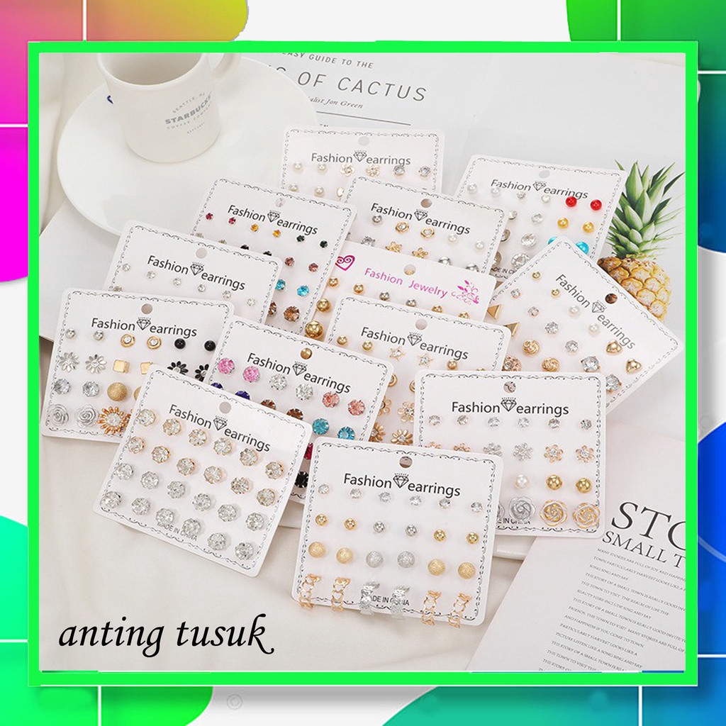 ANTING TUSUK GOLD LAPIS MAS / PERHIASAN ANTING