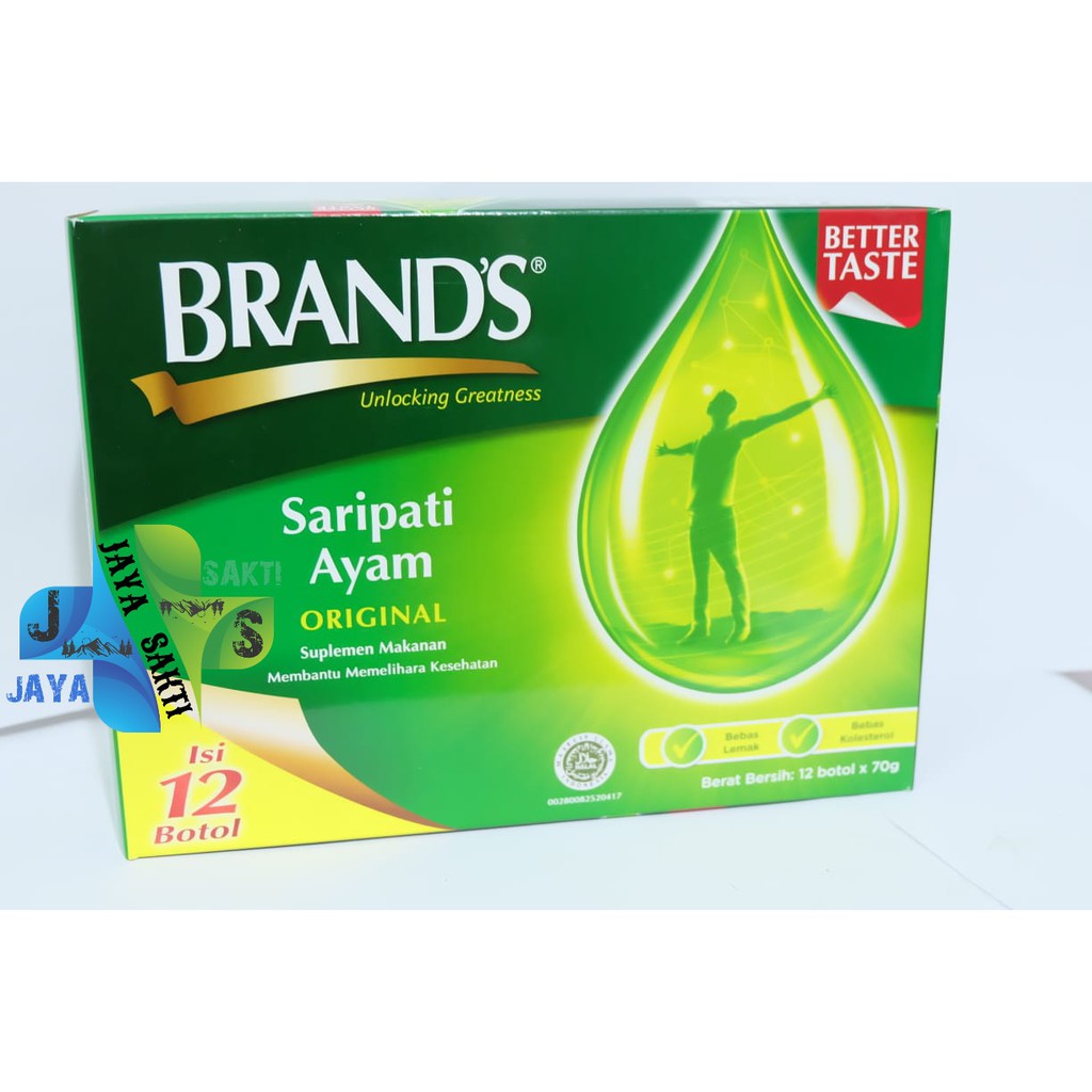 BRANDS SARI PATI AYAM 70gram UKURAN BESAR 12 botol