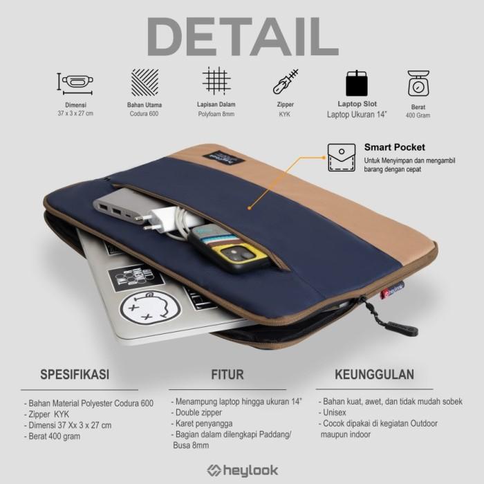TAS SOFT CASE LAPTOP COVER PELINDUNG LAPTOP MACBOOK ASUS 14 15 INCH