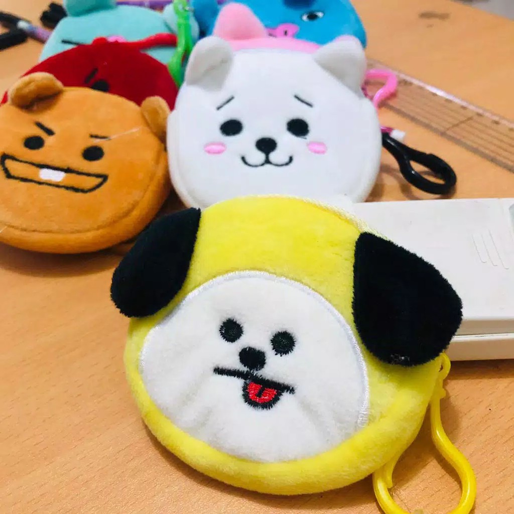 Dompet  bt21 kece bonus gantungan kunci