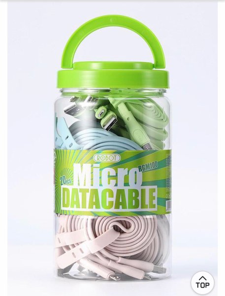ROBOT RGM100 MICRO 2.1A 100CM DATA CABLE KABEL USB CHARGER ROBOT NEW 1M ROBOT ORIGINAL