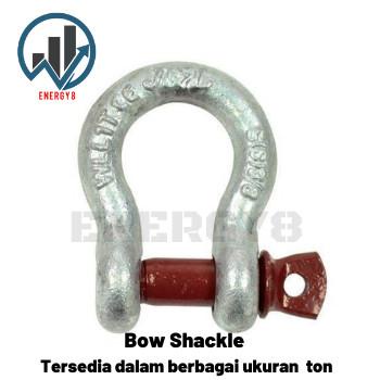 Bow Shackle 12 Ton G209 | Ring Omega | Segel Omega | Shackle 12 Ton