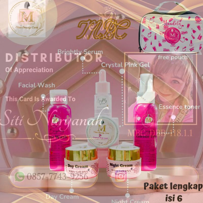 ORIGINAL SKINCARE MBC MANDALA MISS BEAUTY CARE / SKINCARE VIRAL TERLARIS PALING AMPUH UNTUK SEMUA KE