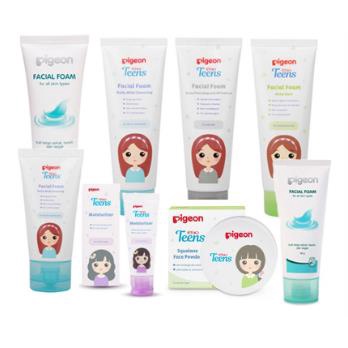 ^ KYRA ^ Pigeon Teens Facial Foam Face Wash For Daily Acne Prone Moisturizer Pembersih Dan Pelembab Wajah