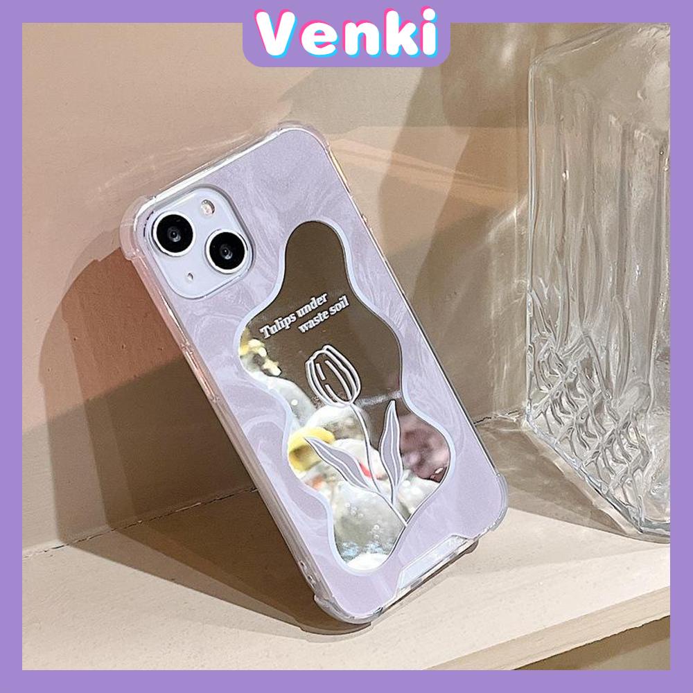 iPhone Case Acrylic Mirror Airbag Shock Resistant Big Hole Camera Protection Cute Marble Flower Compatible For iPhone 11 iPhone 13 Pro Max iPhone 12 Pro Max iPhone 7 Plus