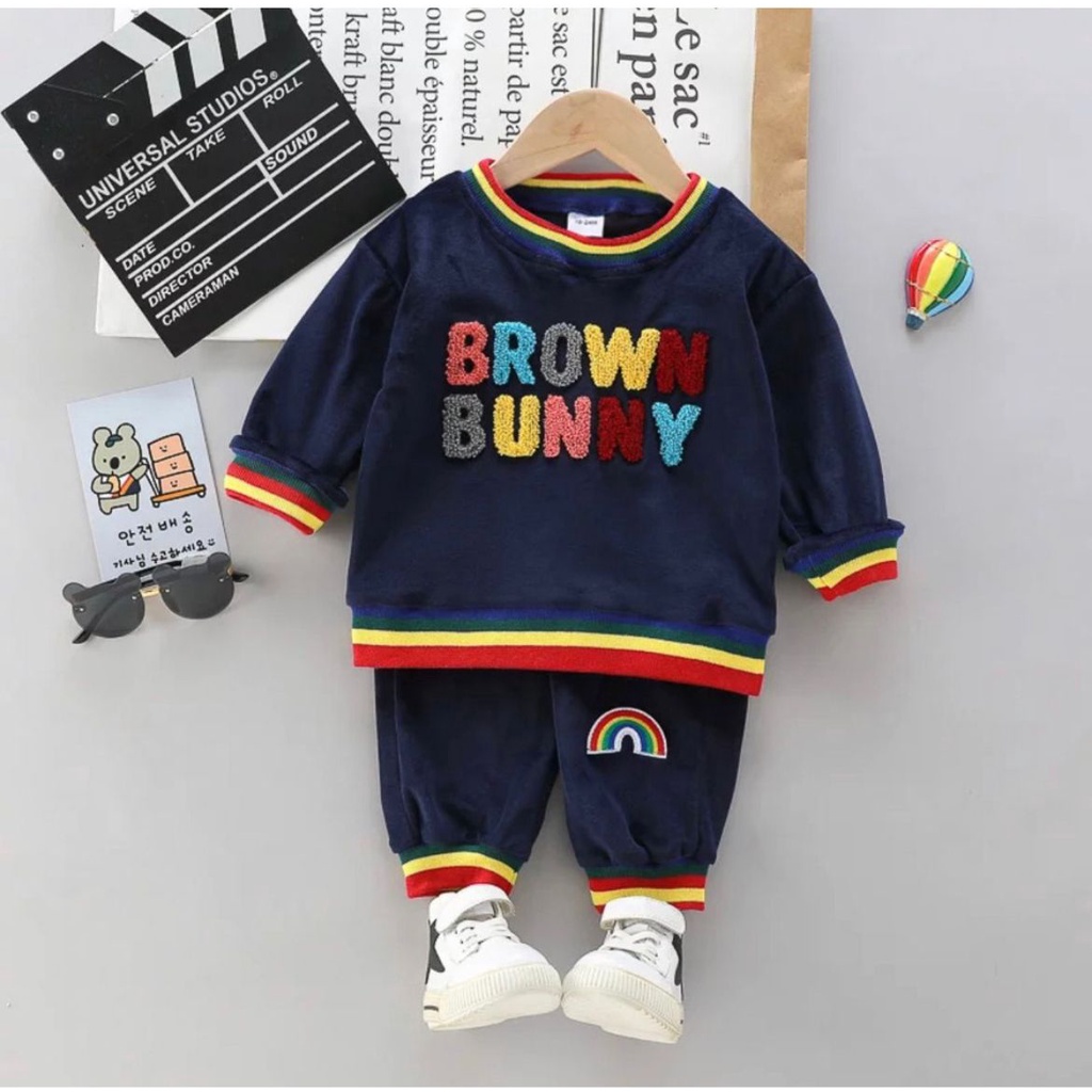 PROMO-SETELAN ANAK SWEATER  BROWN BUNNY MOTIF TERBARU ANAK 1-5 TAHUN BROWN SETELAN ANAK LAKI-LAKI SETELAN ANAK PEREMPUAN PAKAIAN ANAK LAKI-LAKI PAKAIAN ANAK PEREMPUAN SWEATER ANAK PAKAIAN ANAK MUSIM DINGIN TERBARU SETELAN ANAK KEKINIAN TERBARU