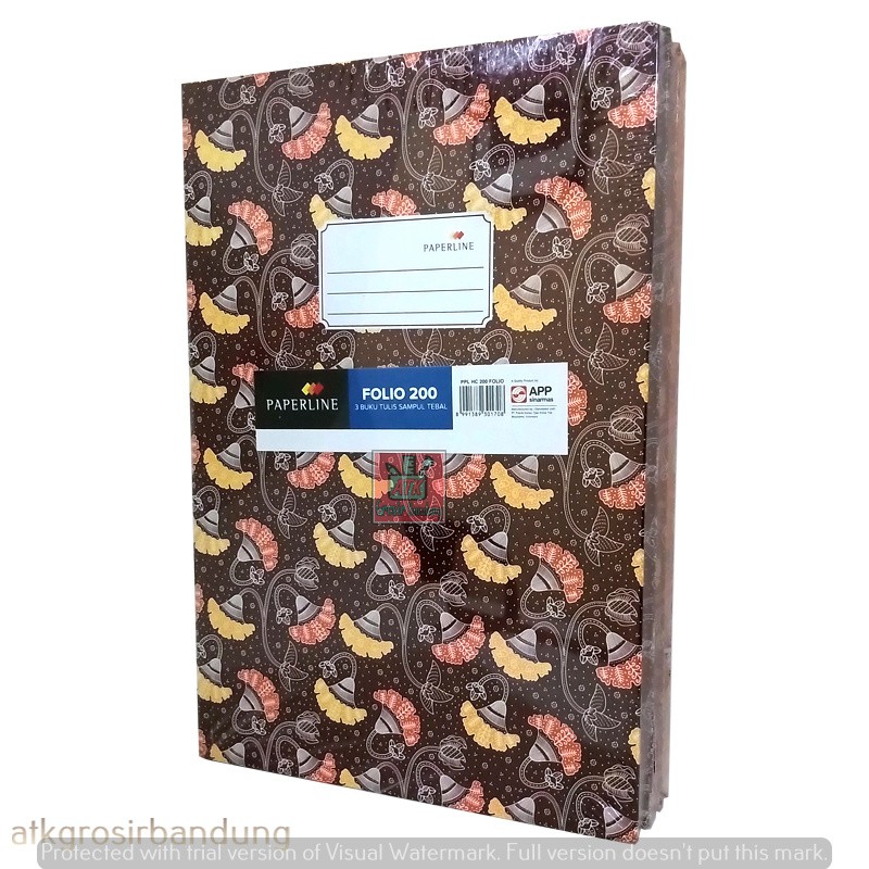 

Buku Folio PaperLine 200 Lembar Hard Cover Sampul Tebal