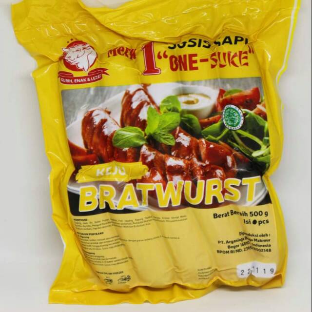 

Sosis Bratwurst Keju One-Suke