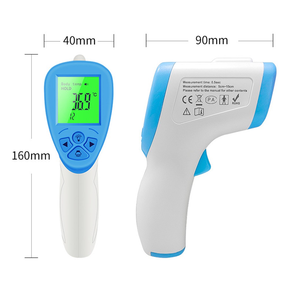 HOVELSHOP Thermometer Digital Infrared Non-Contact / Thermometer Suhu Tubuh / Infrared thermometer