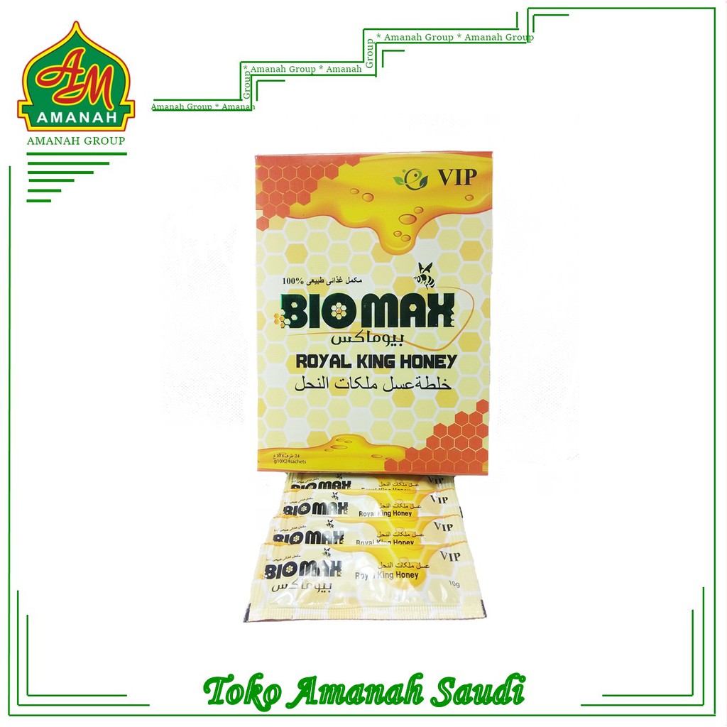 Madu BIOMAX Royal King Honey VIP 24pcs(1Box)/ Madu Original