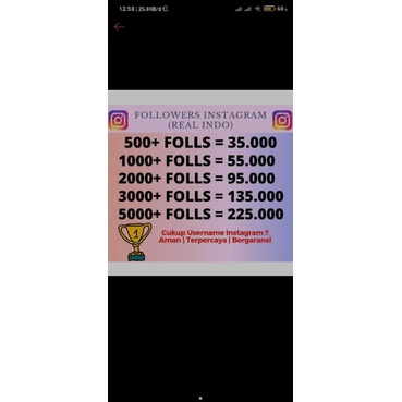 Followers Instagram aktif