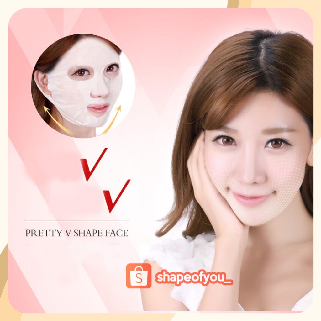 MASKER WAJAH V Shaped Facial Sheet Mask masker wajah tirus masker korea