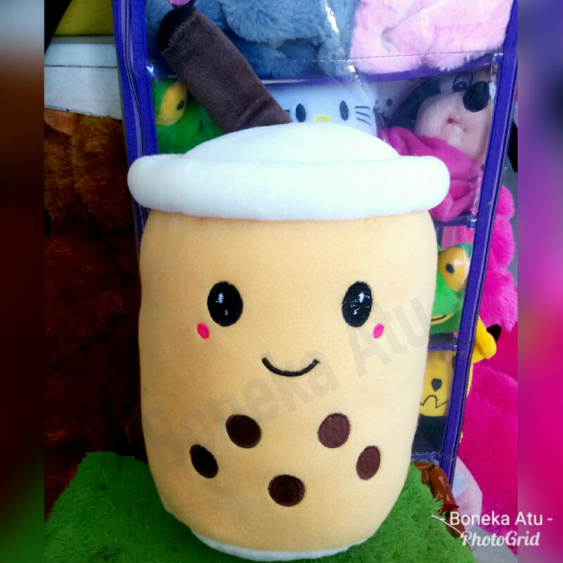 boneka guling boba boneka boba cup boneka minuman boba boneka boba