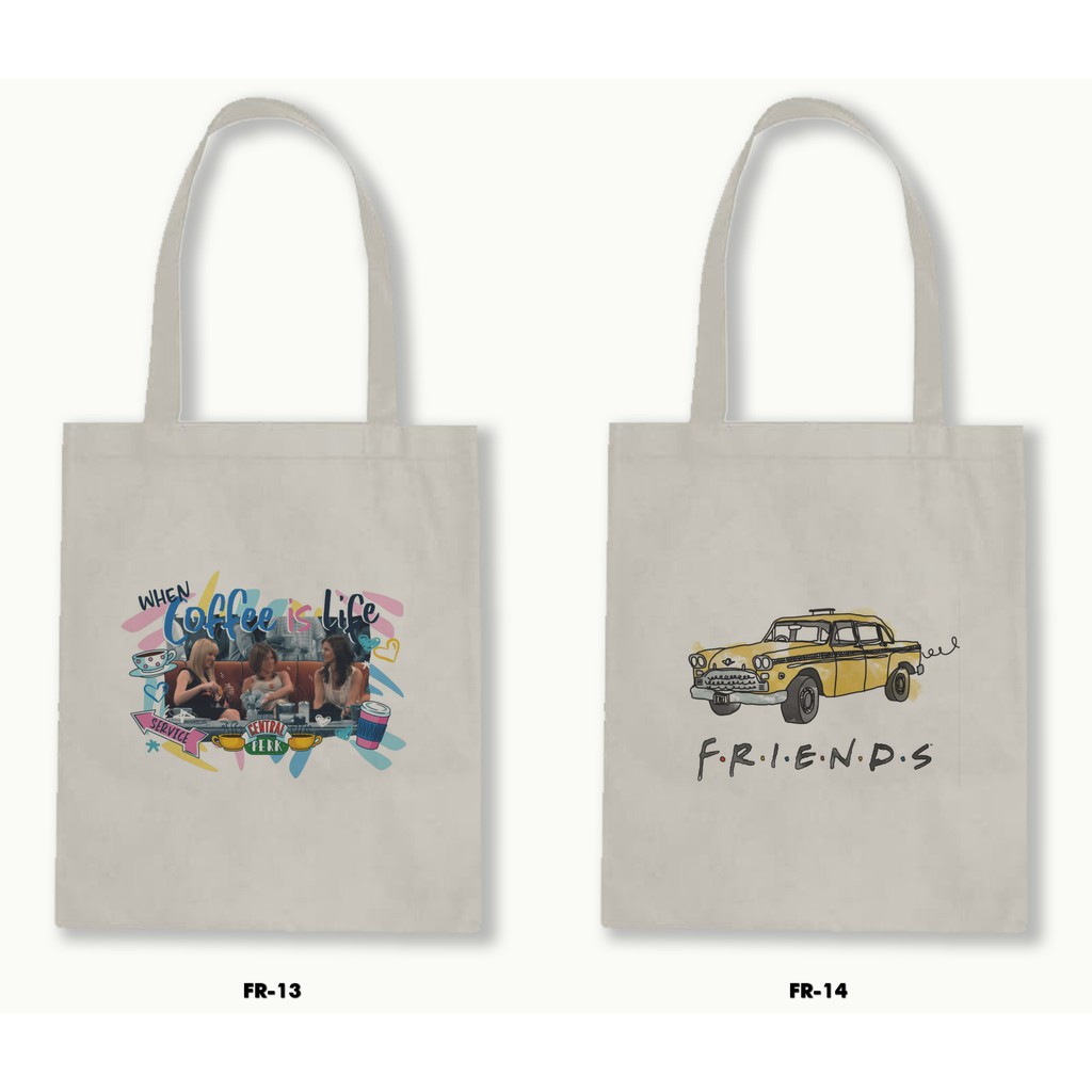 TOTE BAG BLACU - FRIENDS .01