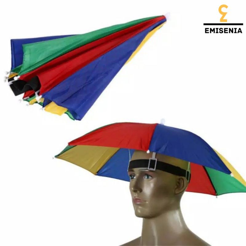 Topi Payung Anti Panas Dan Hujan