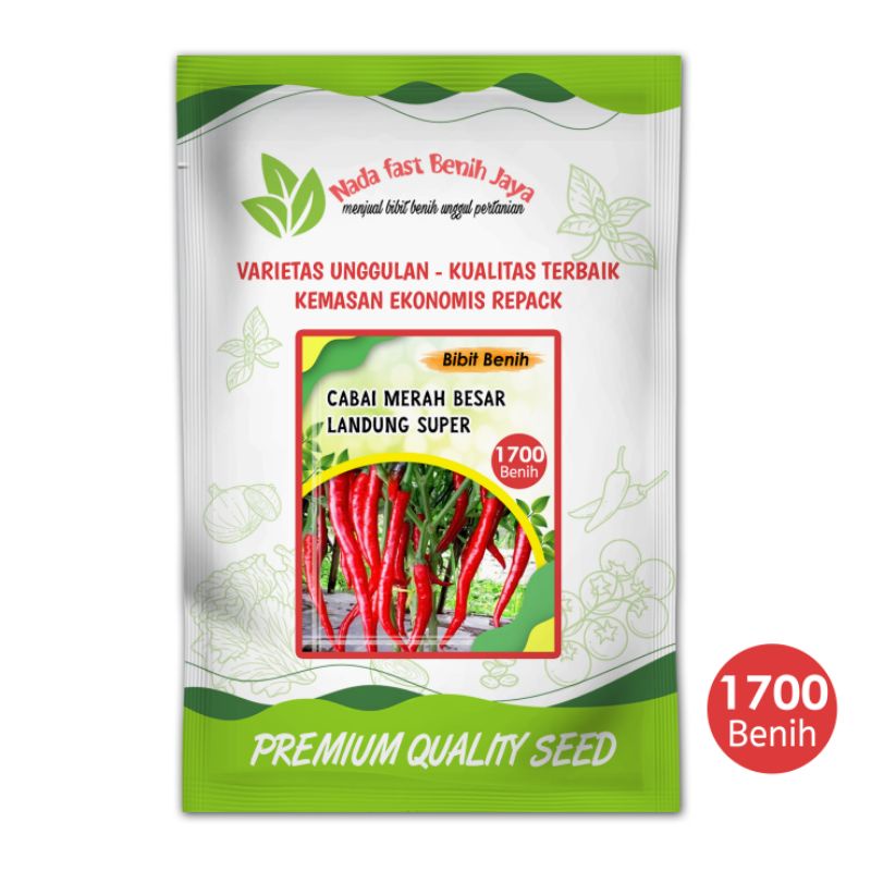 Nada fast benih jaya - Benih cabe merah besar landung 1700 biji / bibit cabe merah besar super