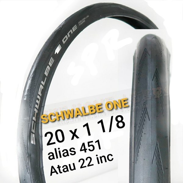 Ban Luar Sepeda Schwalbe One 20 x 1 1/8 or 20 451