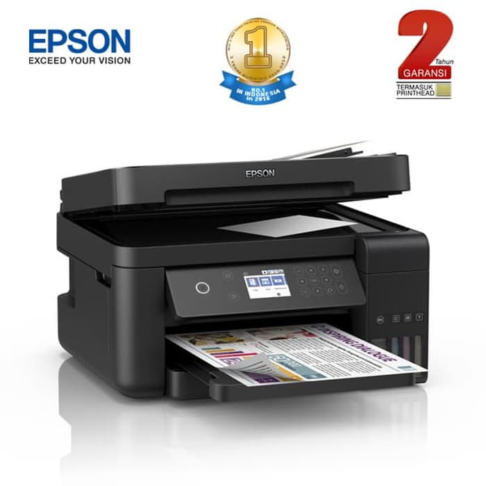 Printer Epson L6170 L 6170 Wifi Duplex All in One - Hitam