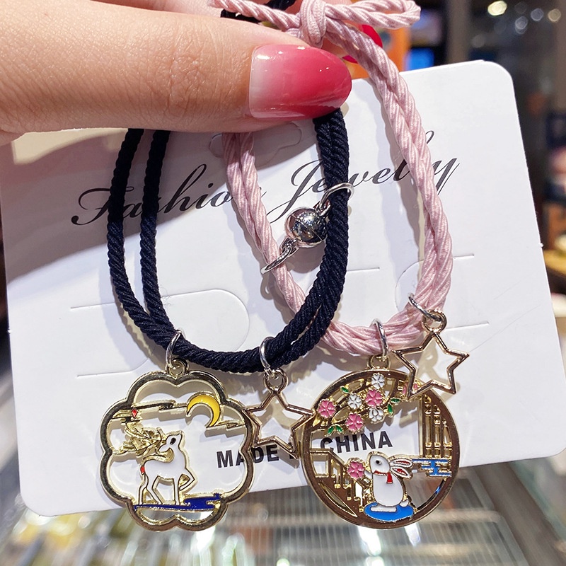 1 Pasang Gelang Couple Magnet Gelang Pasangan Gelang Kekasih Gelang Pacar-1