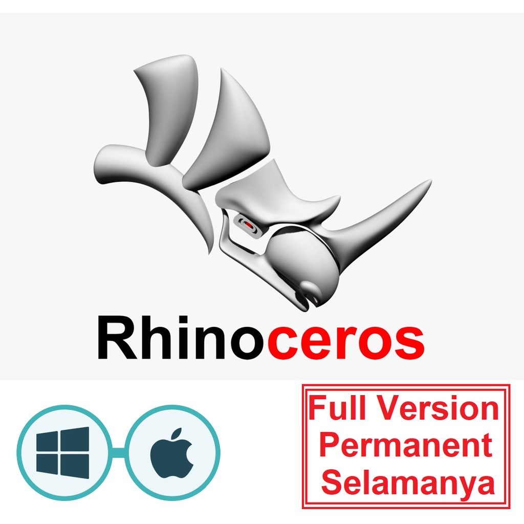 Rhinoceros 3D Windows dan Mac