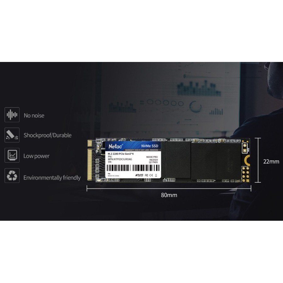 NETAC SSD N930E PRO 256GB M.2 2280 NVMe