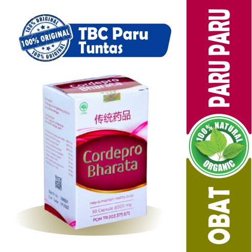 Cordepro Bharata Obat Paru Paru basah TBC/Kanker Paru