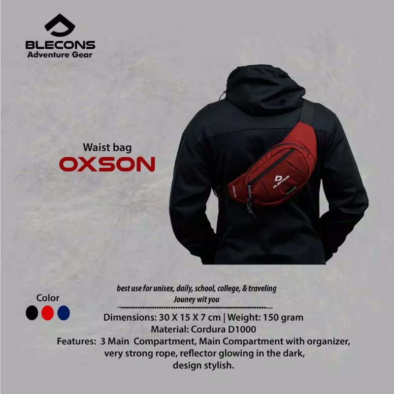 TAS PINGGANG WAISTBAG BLECONS OXSON
