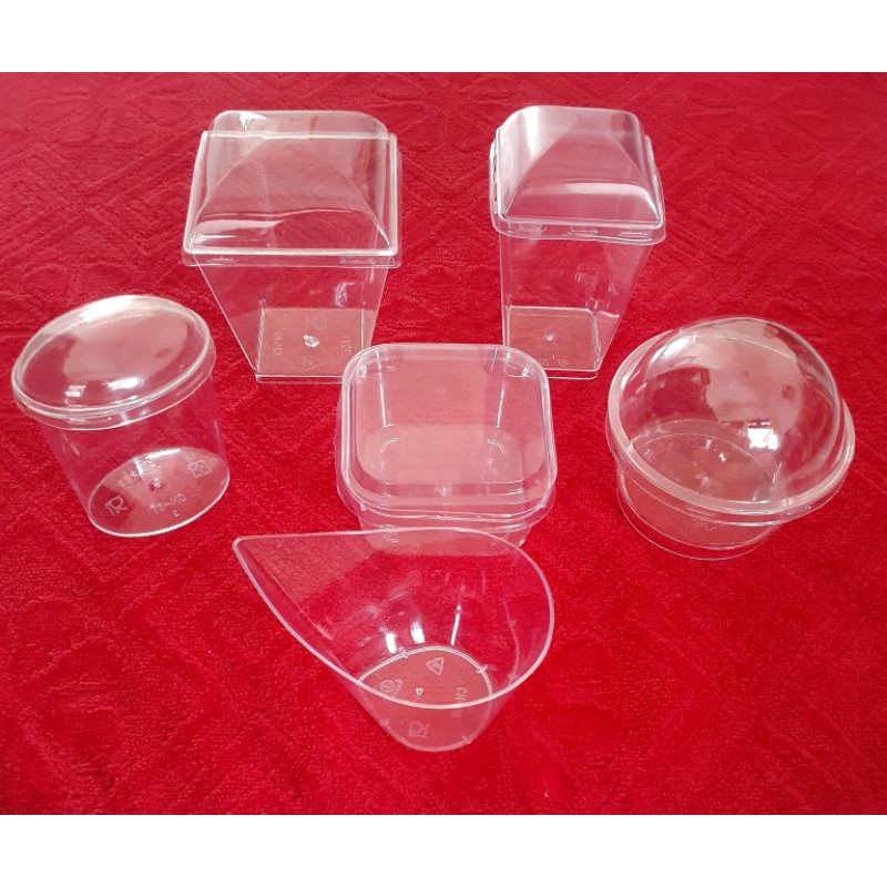 DAPURMAMI Gelas Jelly Puding Dessert Cup Agar CH 24 Ch 61 Ch 59 CH 8843 CH 40 CH 7575 Gelas Teratai