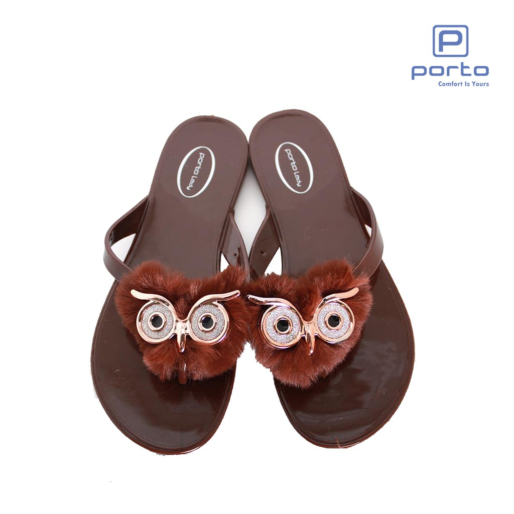 

Porto - Sandal Jepit Wanita Flip Flop Nyaman Empuk Karakter Lucu Porto Lady Original WOS-C